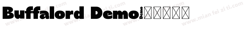 Buffalord Demo字体转换
